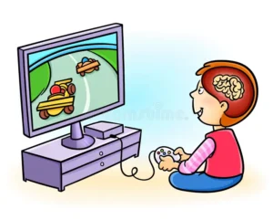 boy addicted to playing video games excessive game kids may harm brain 53191210